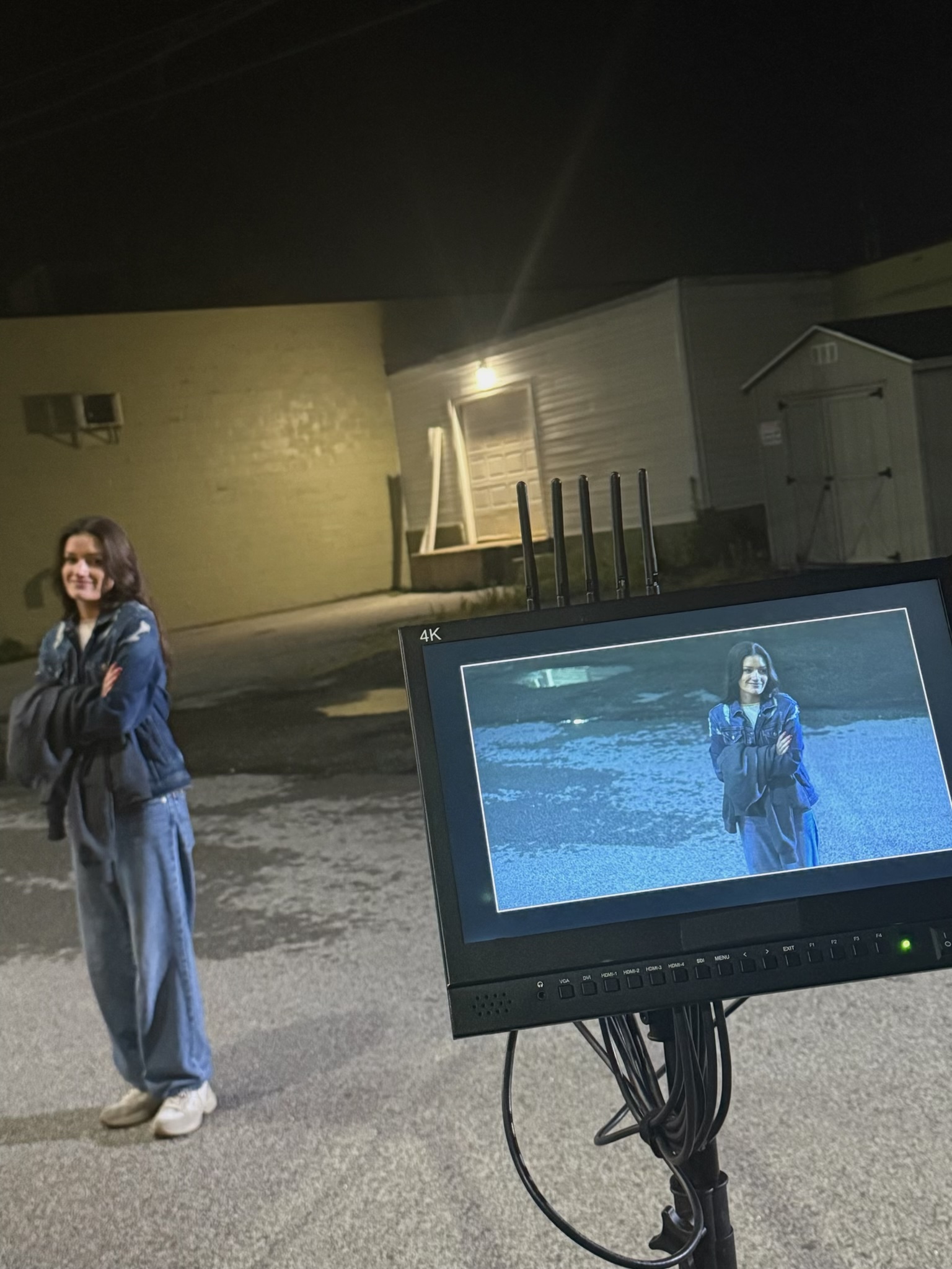 On set